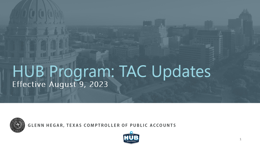 HUB TAC Updates