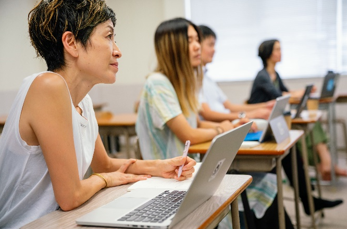 Students in classroom image